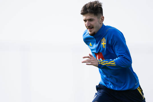 Armin Gigovic of the Swedish men's football national team