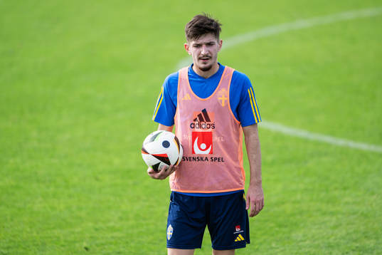 Armin Gigovic of the Swedish men's football national team