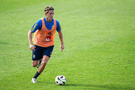 Erik Ahlstrand of the Swedish men's football national team