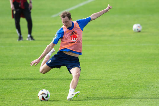 Adam Carlén of the Swedish men's football national team at