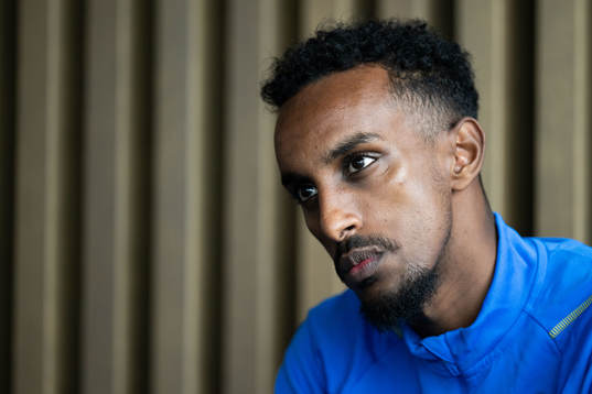 Taha Ali of the Swedish men's football national team