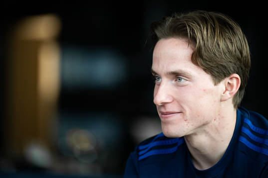 Johan Karlsson of the Swedish men's football national team