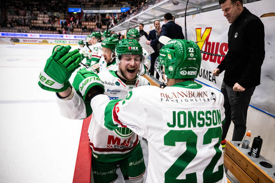 Rögles Valters Viljanen och Samuel Jonsson jublar