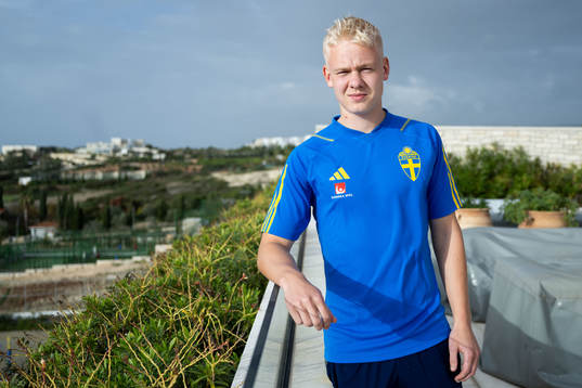 Otto Rosengren of the Swedish men's football national team