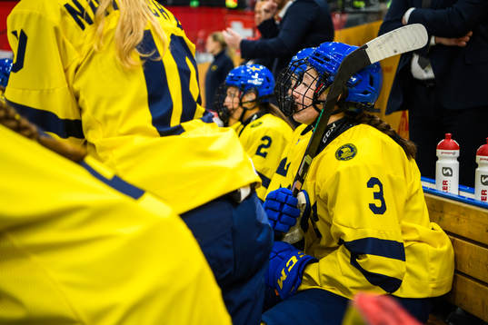 Elsa Åberg of Sweden looks dejected