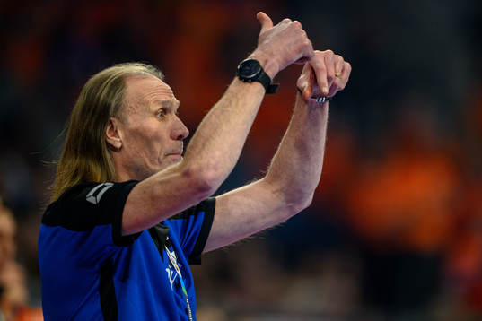 Head coach Staffan Olsson of the Netherlands