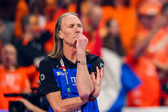 Head coach Staffan Olsson of the Netherlands