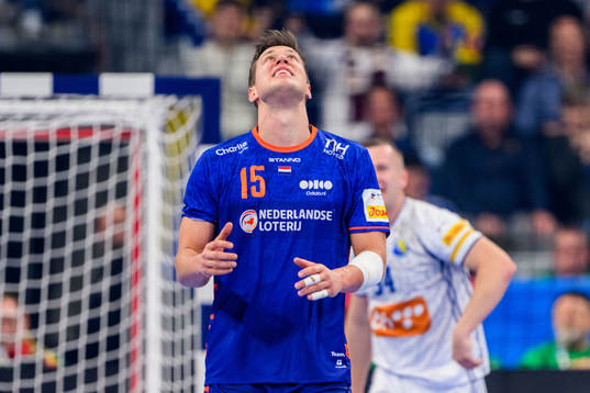 Lars Kooij of the Netherlands looks dejected