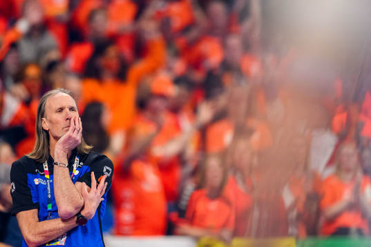 Head coach Staffan Olsson of the Netherlands