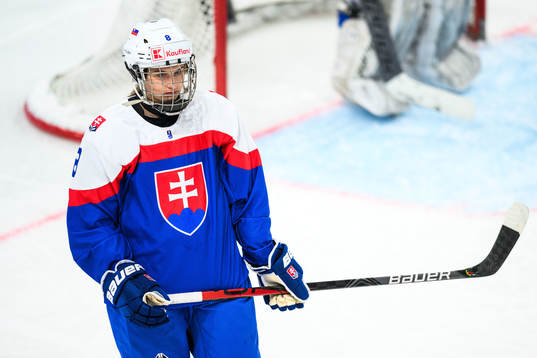 Livia Nogova of Slovakia looks dejected