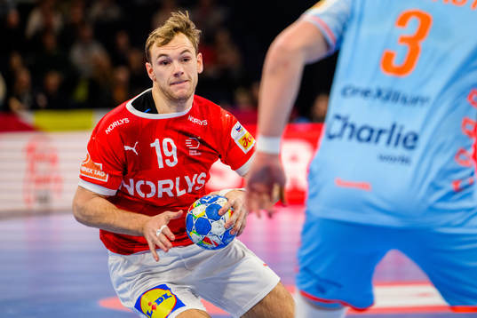 Mathias Gidsel of Denmark