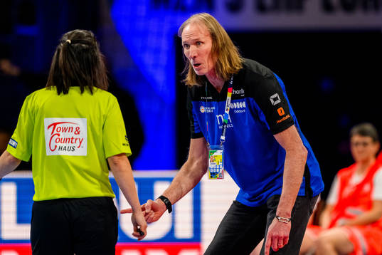 Head coach Staffan Olsson of the Netherlands