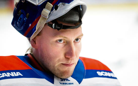 Oskarshamns målvakt Emil Kruse