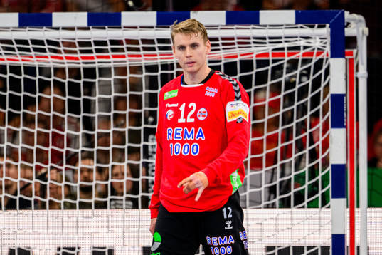 Goalkeeper Kristian Skinstad Sæverås of Norway
