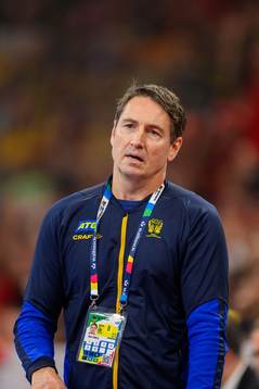 Head coach Glenn Solberg of Sweden
