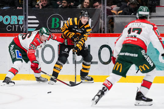 Frölundas Isac Heens och Skellefteås Jonathan Johnson