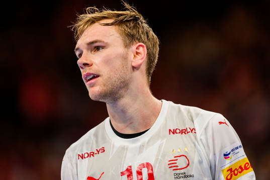 Mathias Gidsel of Denmark