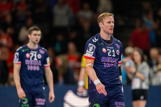 Magnus Gullerud of Norway looks dejected