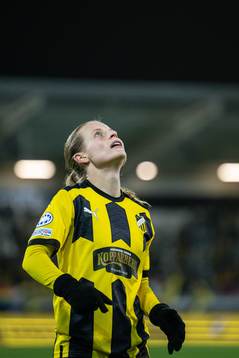 Anna Anvegård of Häcken reacts