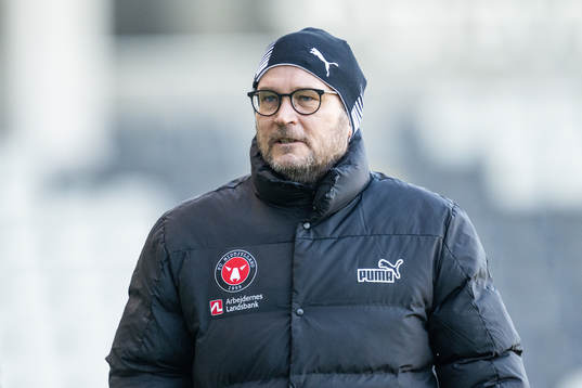 Midtjyllands tränare Thomas Thomasbergs