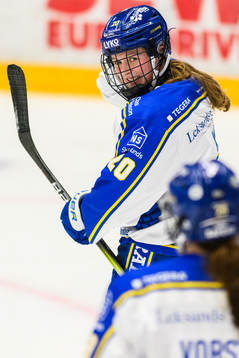 Leksands Tatum Amy jublar