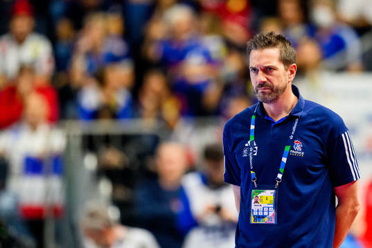 Head coach Guillaume Gille of France