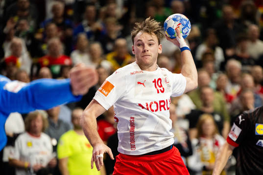 Mathias Gidsel of Denmark