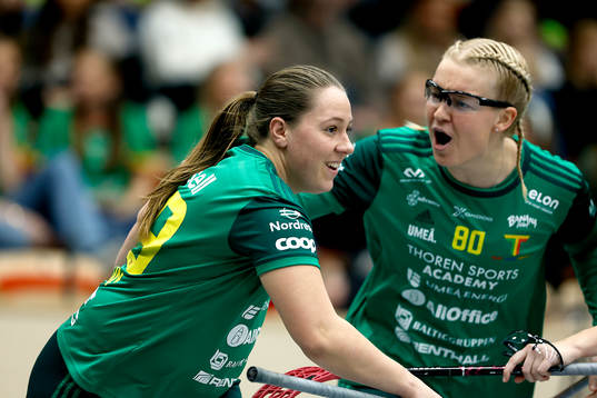 Thorengruppens Sofia Joelsson jublar