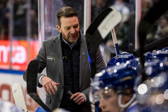 Leksands tränare Charles Berglund