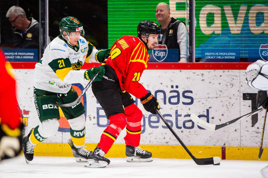 Björklövens Myles Powell och Brynäs Johannes Kinnvall