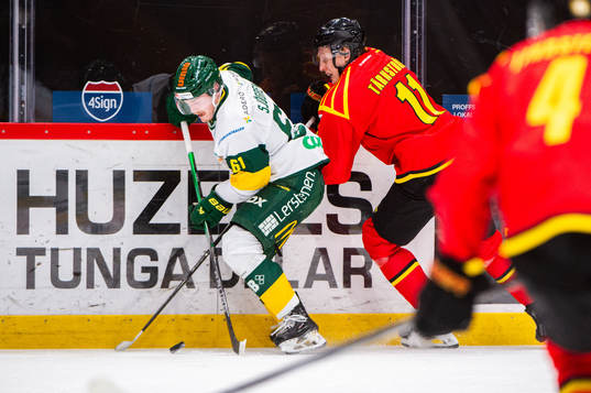 Björklövens Malte Sjögren och Brynäs Oliver Tärnström