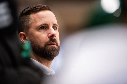 Björklövens huvudtränare Viktor Stråhle
