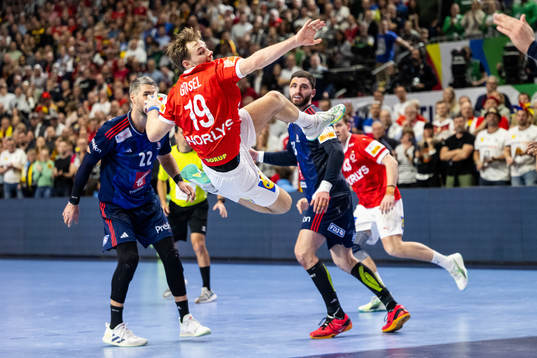 Mathias Gidsel of Denmark