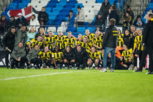 Players of Häcken celebrate