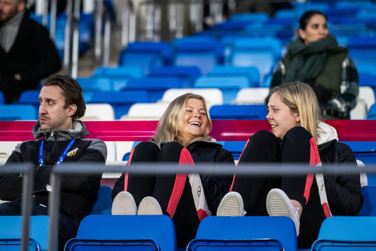 Matilda Nildén and Alice Bergström of Häcken in the