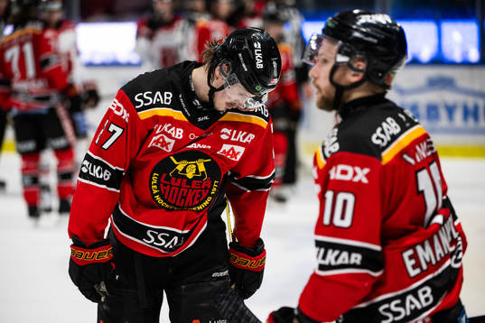 Luleås Oskari Laaksonen deppar