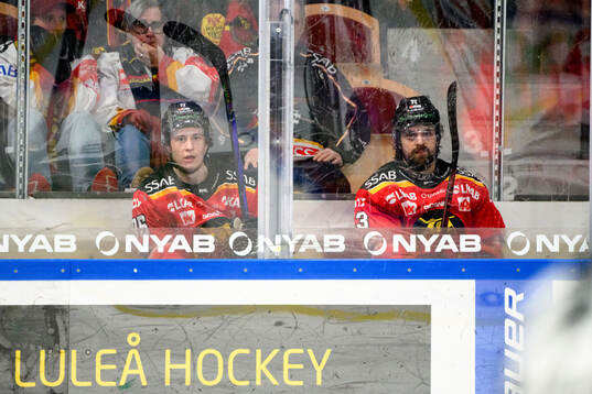 Luleås Pontus Andreasson och Frederic Allard i