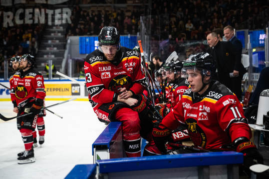 Luleås Oscar Eklind och Nikola Pasic deppar