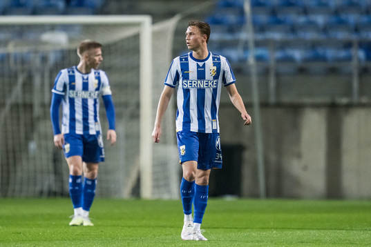 Vilmer Tyrén of IFK Göteborg looks dejected