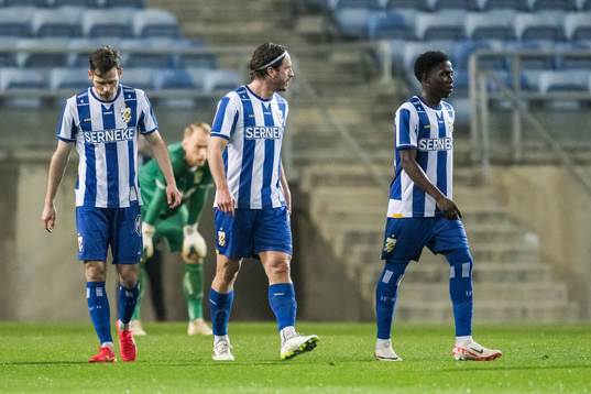 Emil Salomonsson, Gustav Svensson and Abundance Salaou of