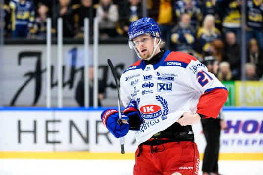 Oskarshamns Hampus Karlsson deppar