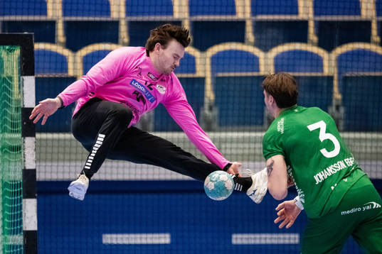 HK Malmös målvakt Kristian Zetterlund och Hammarbys Kevin