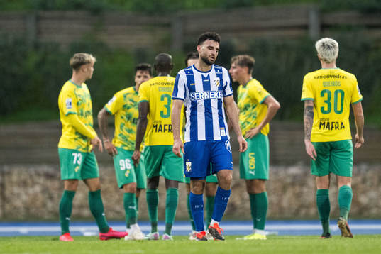 Mohanad Al-Jarah of IFK Göteborg looks dejected