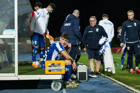 Lion Beqiri of IFK Göteborg looks dejected