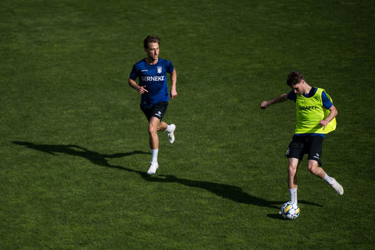 IFK Göteborgs Arbnor Mucolli och Gustaf Norlin