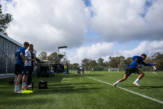 IFK Göteborgs Rasmus Nåfors Dahlin, fystränare Kalle
