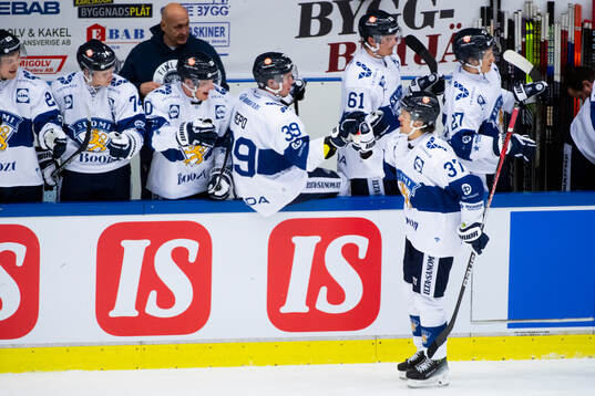 Eemil Erholtz of Finland Scores
