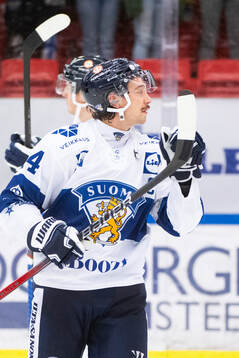 Hannes Björninen of Finland Celebrates