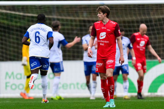 Niklas Jensen Wassberg of Brann looks dejected