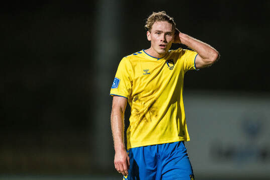Sebastian Sebulonsen of Brøndby looks dejected